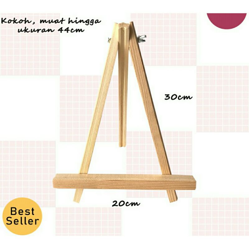 STANDING KAYU MINI UNTUK PAPAN NAMA BAYI / STANDING KAYU PAPAN KEKINIAN / STANDING LETTER BOARD