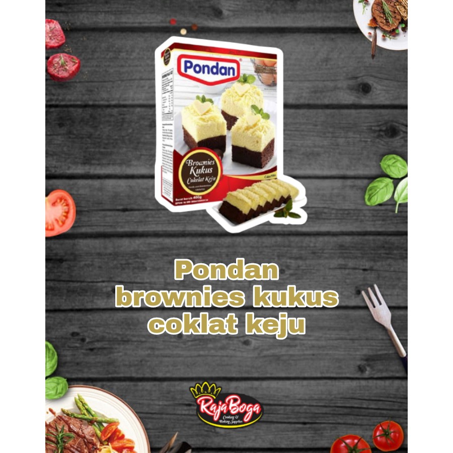 

PONDAN BROWNIES KUKUS COKLAT KEJU 400 GRAM