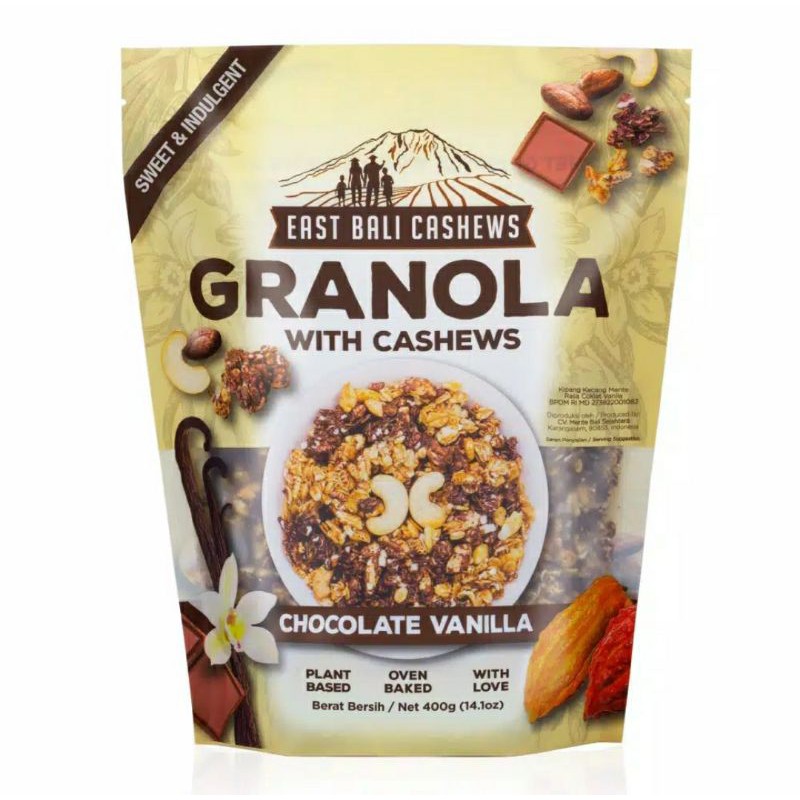 

Granola With Cashew 400gr ( East Bali Cashew )