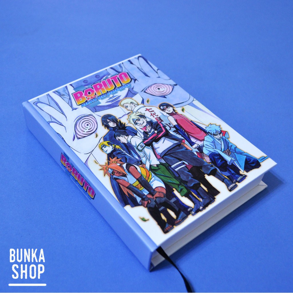 

Pocket Book Hardcover Anime Naruto Boruto Ukuran A6 Jurnal Agenda Planner Gift Couple
