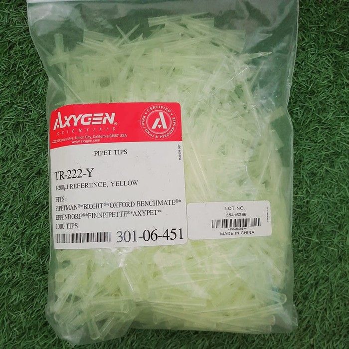 Axygen, Yellow Tips, 1.000 pcs/pack