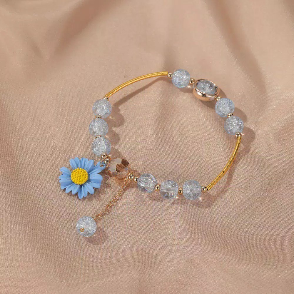 GELANG WANITA SUNFLOWER FASHION JEWELRY LIGHTBLUE