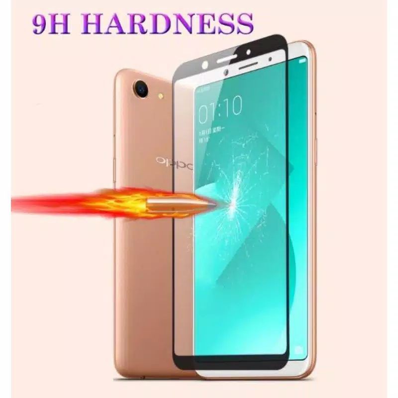 TEMPERED GLASS OPPO A83 FULL COVER KUALITAS PREMIUM 9H KUALITAS TERJAMIN