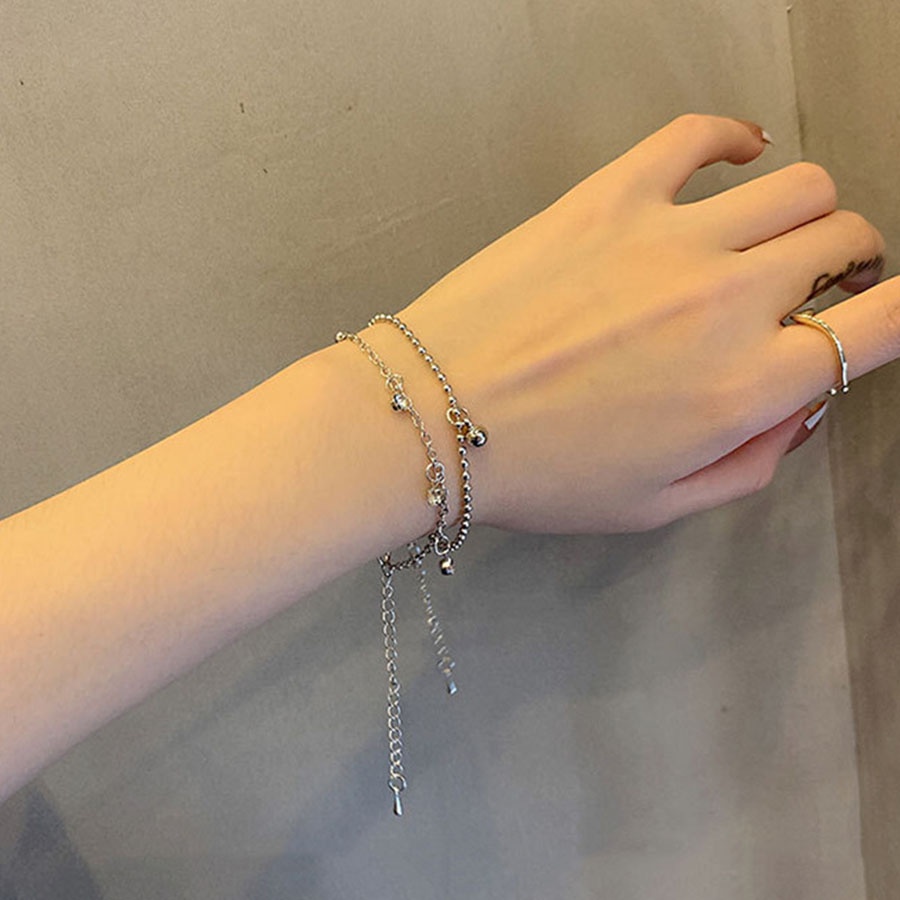 Gelang Sterling Silver 925 Dengan Kristal Zircon Untuk Wanita