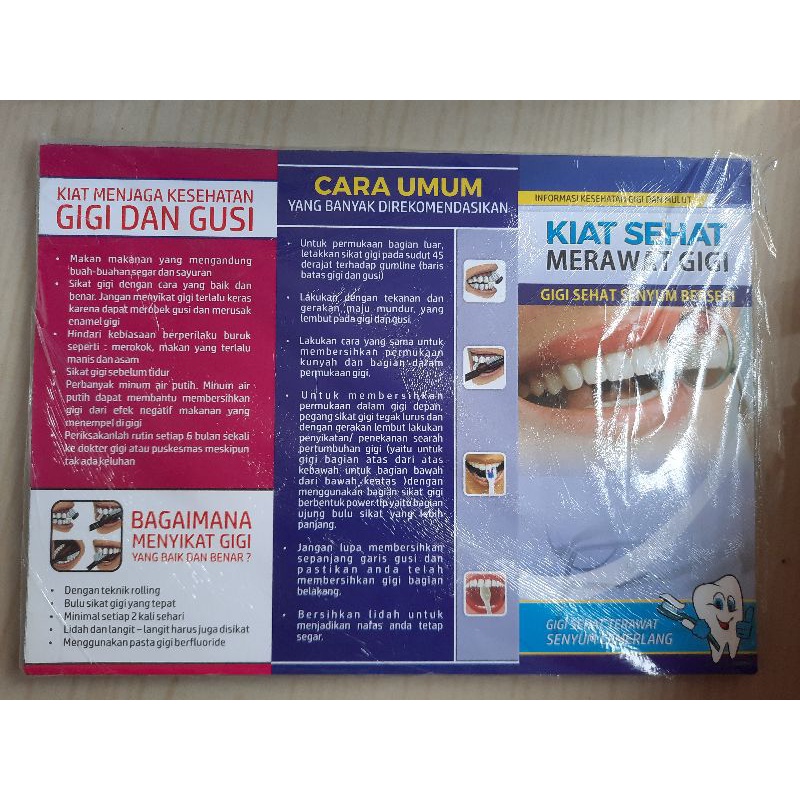 Leaflet Kiat Sehat Merawat Gigi