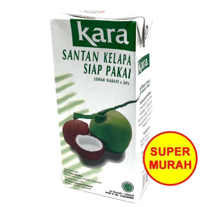

Kara Santan Kelapa Siap Pakai Instan Kemasan 1 Liter | 1000 Ml