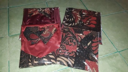 Batik Couple Keluarga - Batik Sarimbit Gamis Familly Set