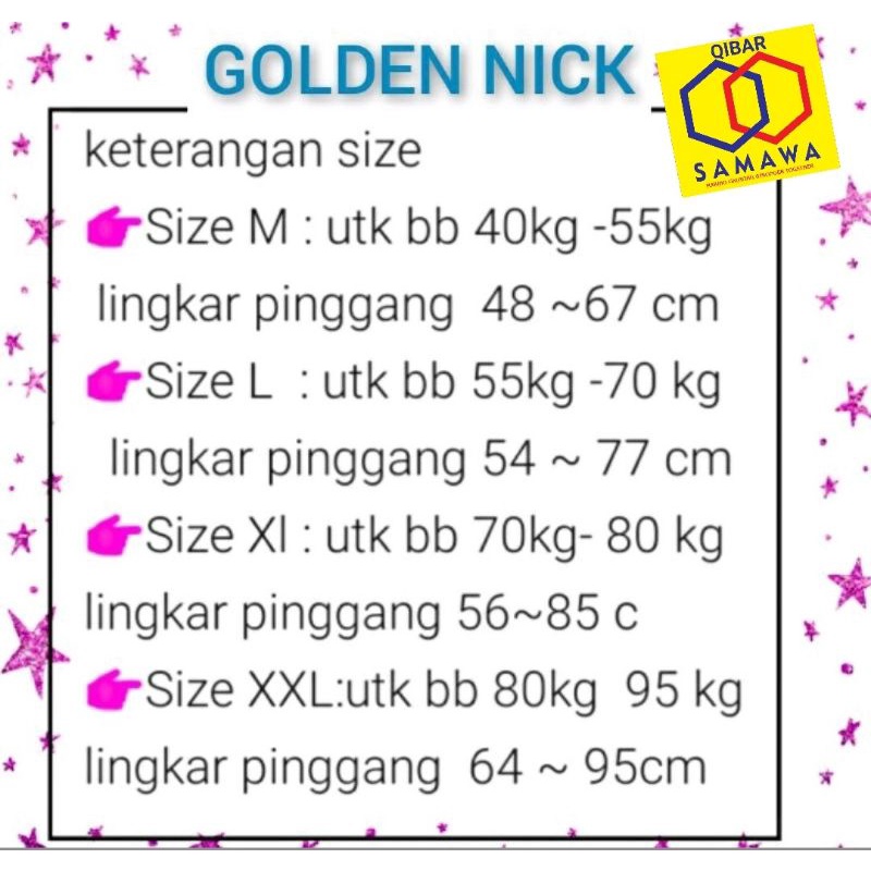 12pcs Celana Dalam Dewasa Golden Nick 937 &amp; 939 Warna Tua Dan Muda