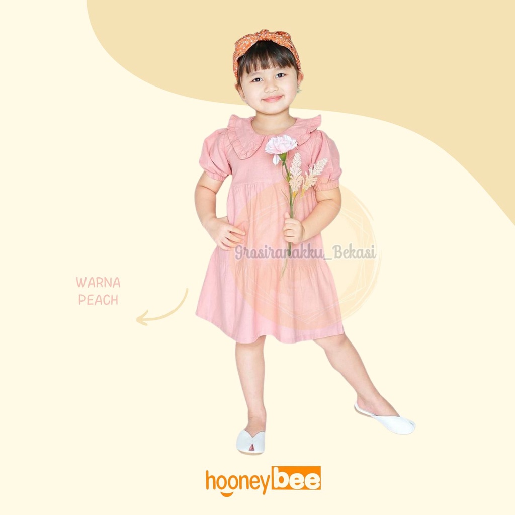 Dress Anak Linen Salsabila Mix Warna 1-5 Tahun