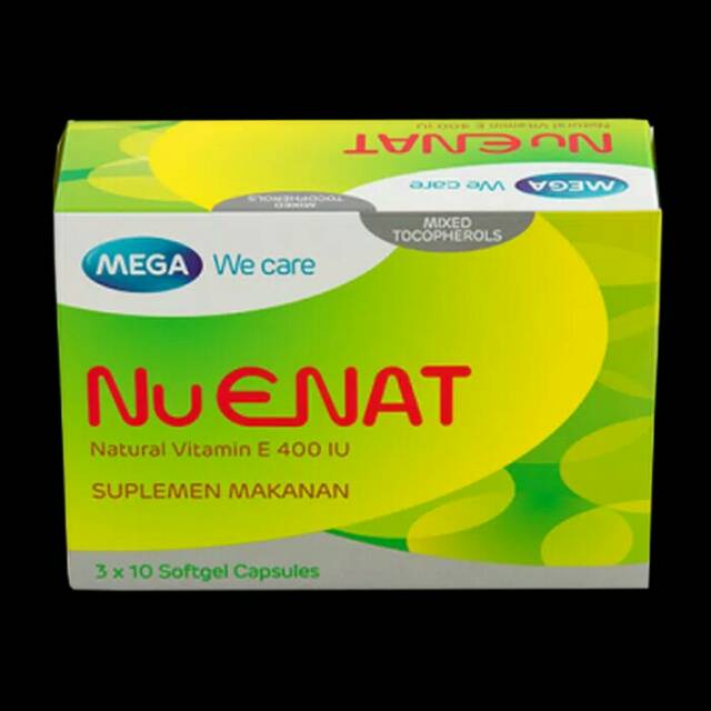 Mega Nu ENAT natural vitamin E 400 isi 30