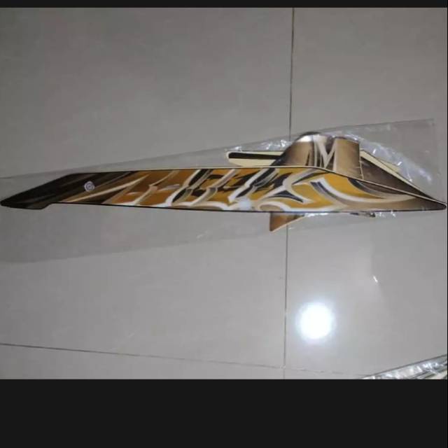 Stiker &list body & striping mio soul 2010 hitam