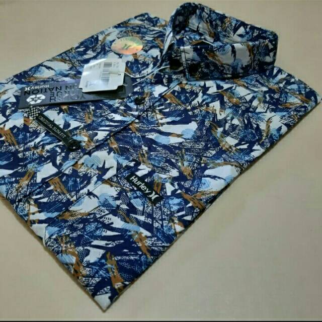Kemeja pantai hurley import