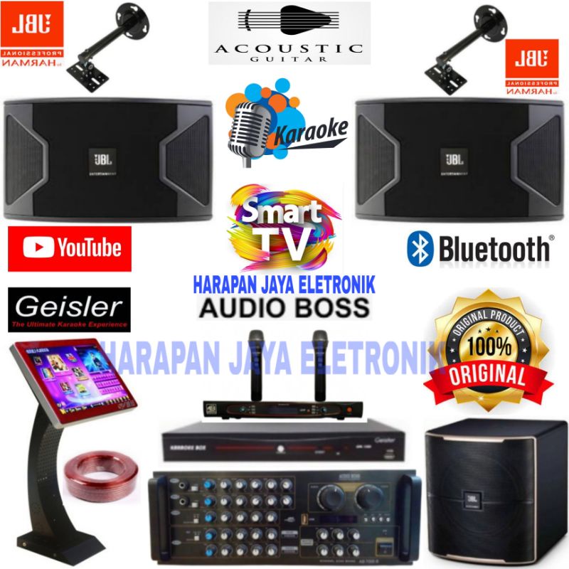 PAKET SOUND SYSTEM KARAOKE JBL 10 INCH AUDIO BOSS GEISLER