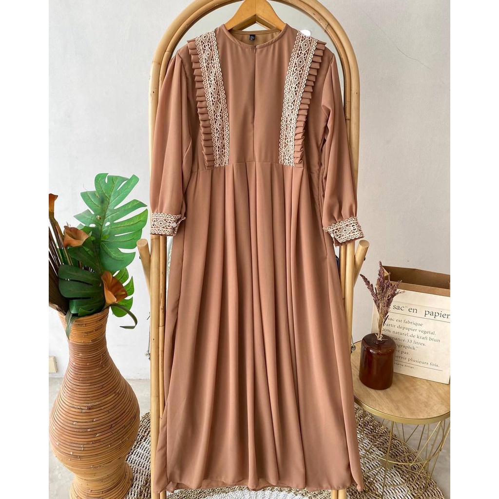 DRESS - HELENA DRESS - DRESS WANITA - PAKAIAN MUSLIM