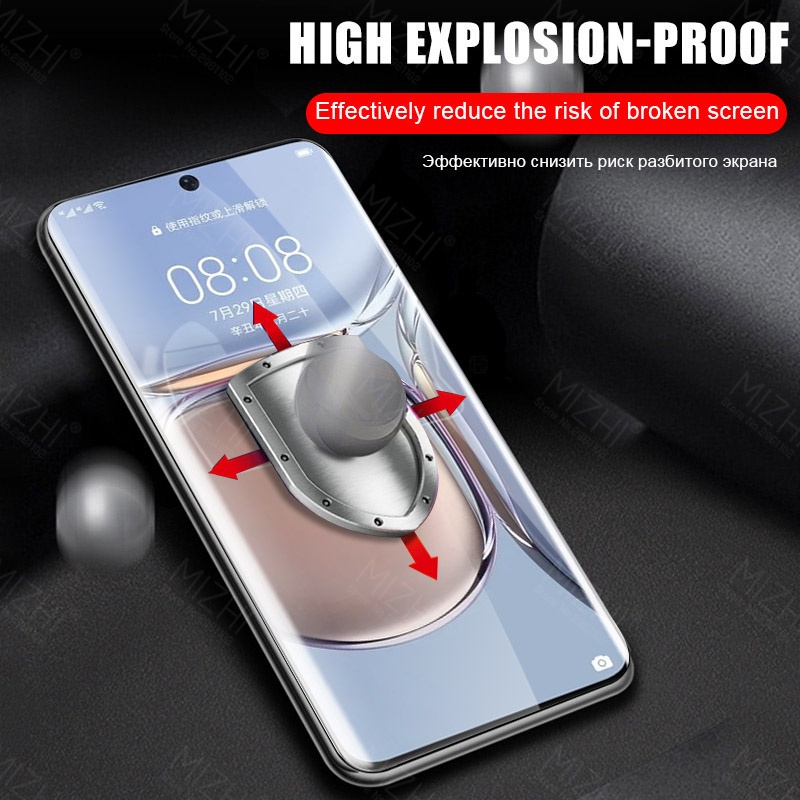 Pelindung Layar Huawei P50 Pro paket 3 in 1 berbahan hydrogel