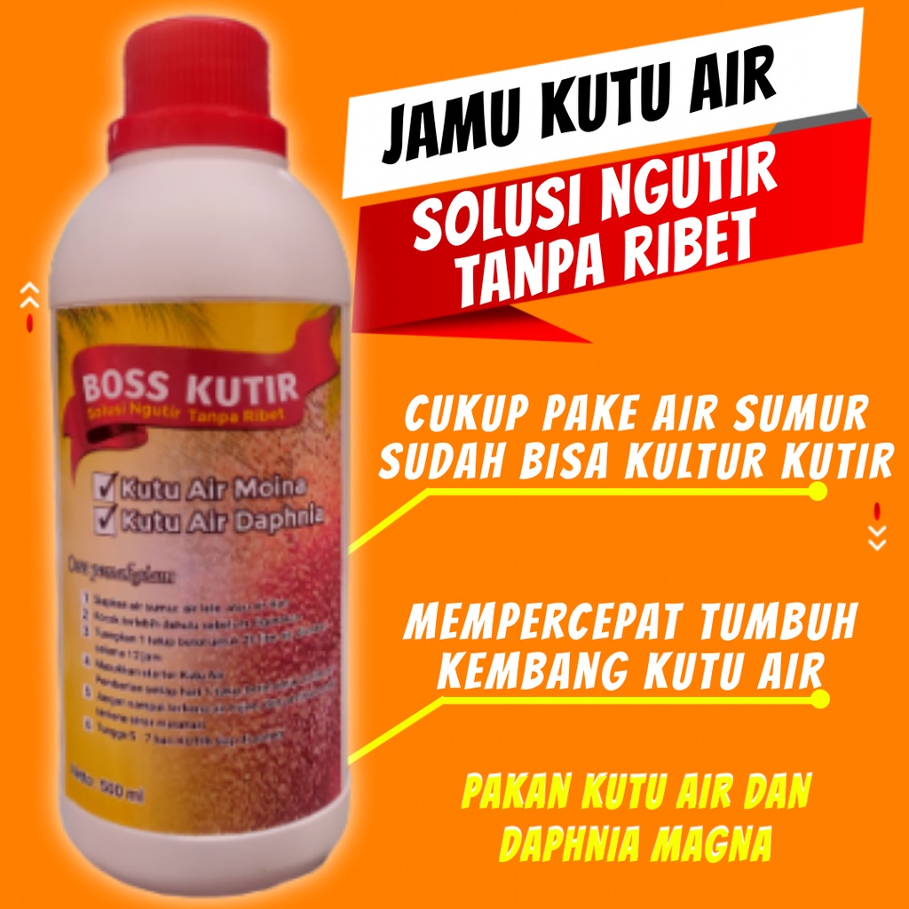 PAKAN KUTU AIR PAKAN KUTIR JAMU KUTIR TANPA KOHE PUYUH CHLORELLA GREEN WATER