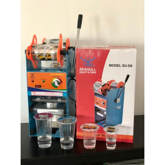 Cup Sealer Seagull Su D8 Untuk Gelas Tinggi 22Oz (Bukan Tipe Sg D8)