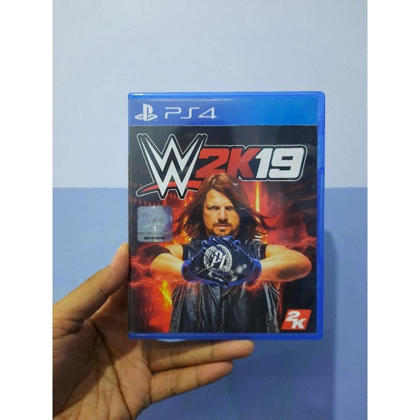 BD KASET CD SECOND BEKAS PS4 WWE 2K19 WWE2K19 SMACKDOWN 2019
