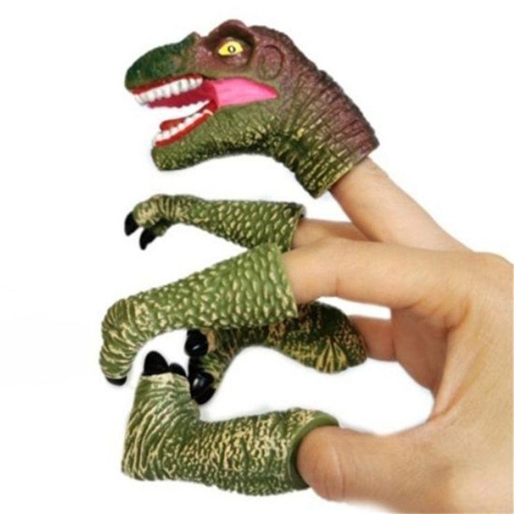 Quinton Dinosaurus Tangan Wayang Anak Lucu Bercerita Prop Bermain Peran Mainan Orang Tua Bercerita Alat Peraga Hand Toy Animal Head Gloves