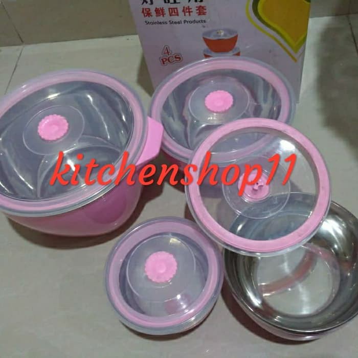 Food warmer / lunchbox / tempat penghangat makanan isi 4pcs