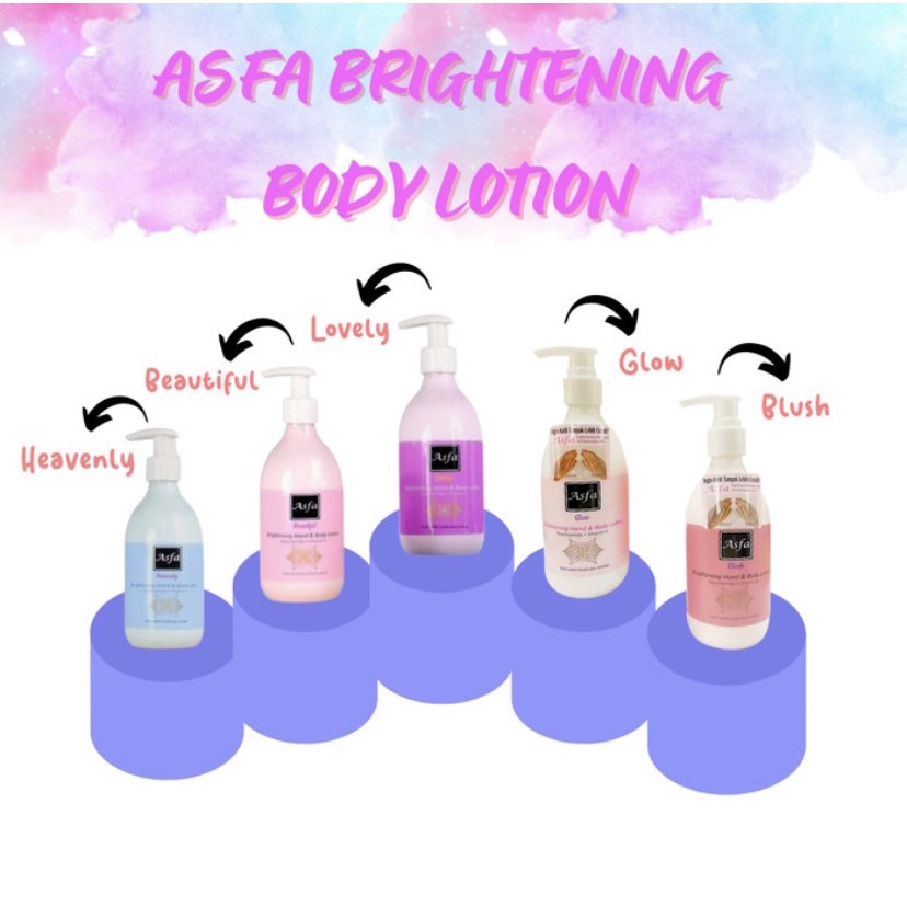 Asfa Brightening Hand Body Lotion 300 ml