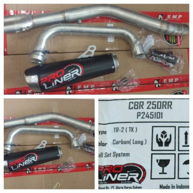 Kanlpot proliner new cbr250rr Tr-2 carbon long original proliner
