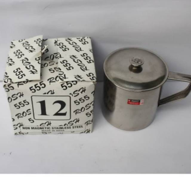 Gelas mug stainless 12cm