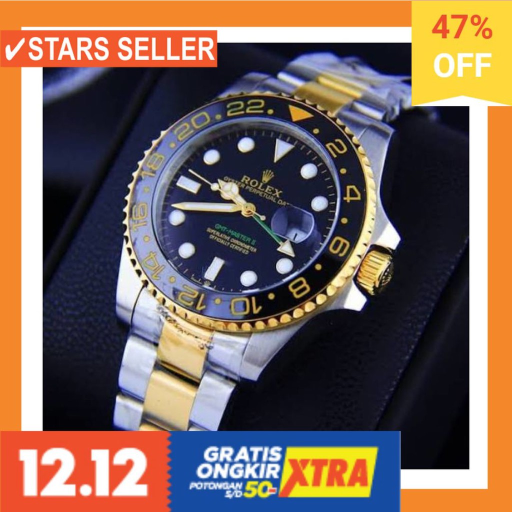JAM COWOK MASA KINI MURAH TERBARU GSHOK HITAM / Jam Tangan Rolex / Jam Tangan Ori bm / Jam