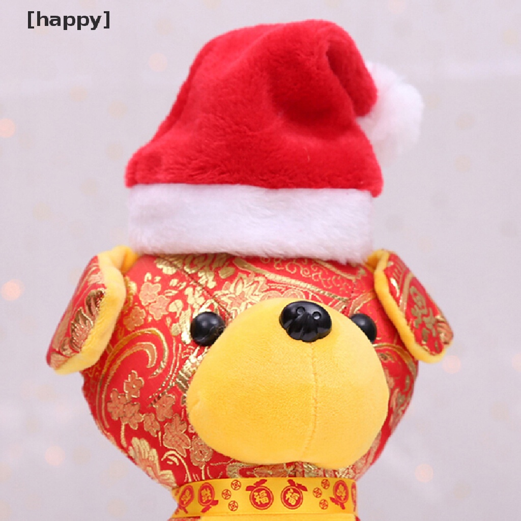 Topi Santa Claus Untuk Anjing Peliharaan