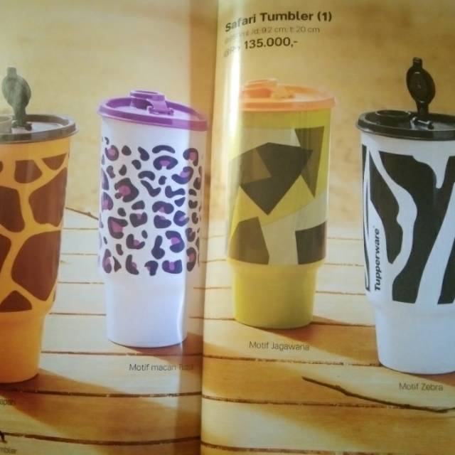 safari tumbler tupperware/ botol minum tupperware