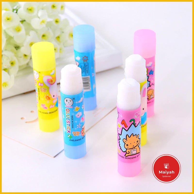 

Lem Perekat kertas Tangan Sekolah kantor batang mini glue stick 10g praktis ekonomis stick murah termurah