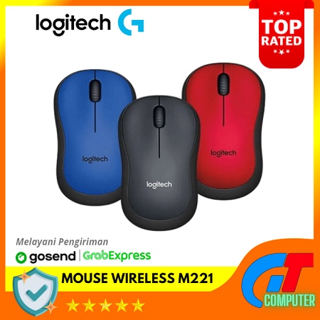 MOUSE WIRELESS LOGITECH M221 SILENT