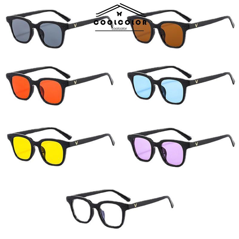 COD1 Pcs Korea Kacamata Hitam Wanita Kacamata Anti Radiasi Blueray Warna Permen Uniseks Sunglasses- cl