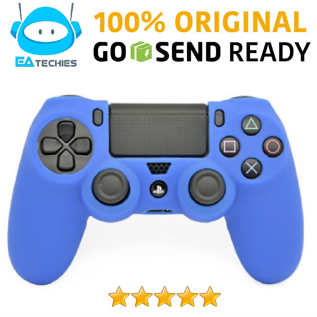 Silicone Cover Stick PS4 Dualshock 4 Warna Biru / Blue - Biru