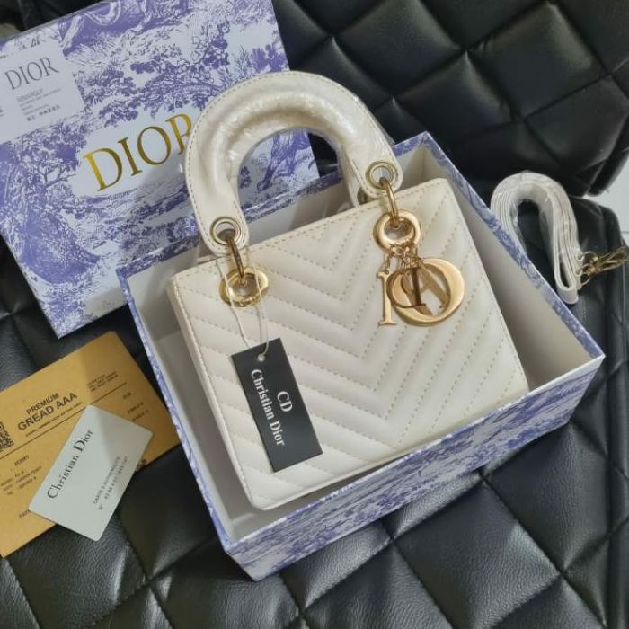 ✨ TAS IMPORT BATAM LADY CHEVRON SMALL FREE BOX BRANDED PREMIUM MIRROR LAMBS BATAM WANITA HANDBAG SUP