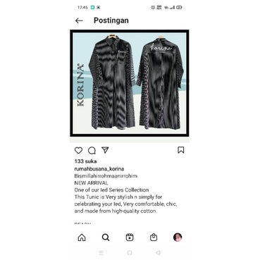 PRELOVED tunik KORINA