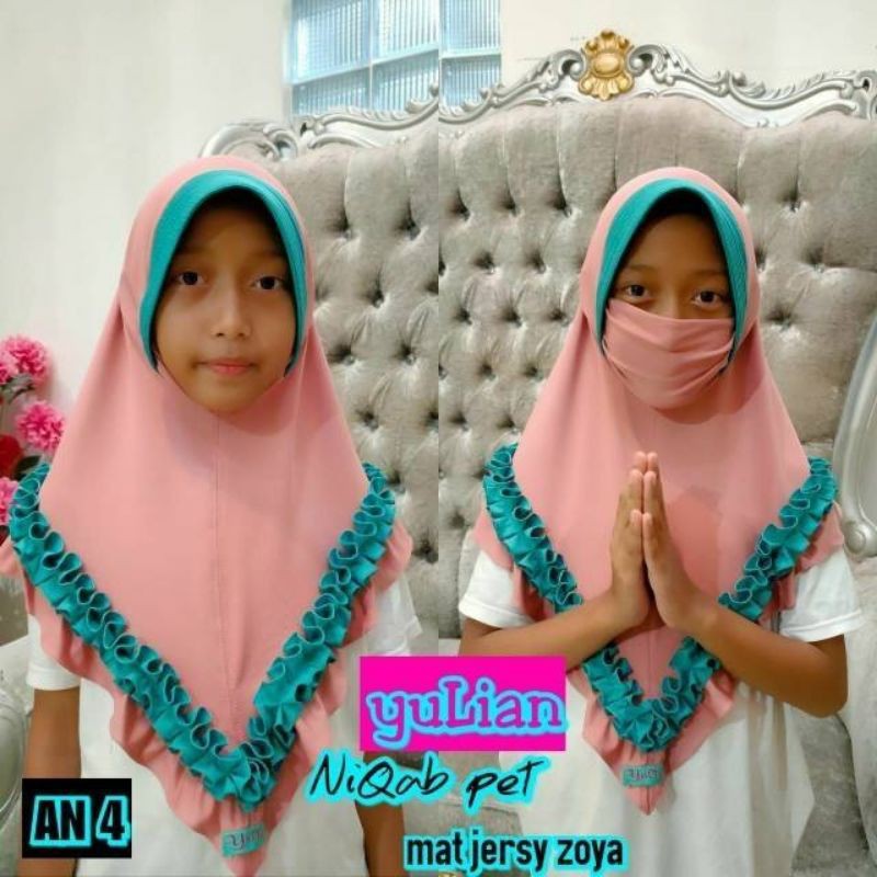 Murah Hijab Niqob Anak Gotik Yulian