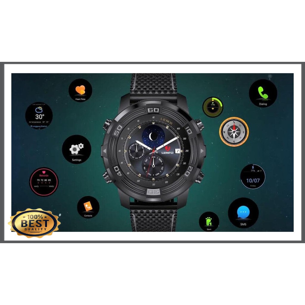 Jual Airani Store - LEMFO LEM6 Smartwatch LEM 6 Android 5.1 IP67 WaterProof  SuperAmoled AS1630 Indonesia|Shopee Indonesia