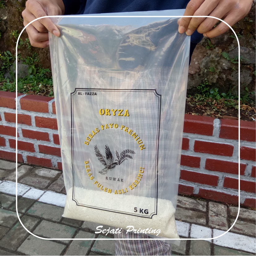 

Plastik Beras 5 KG, 27, 30 , FREE DESAIN - SABLON PLASTIK SEJATIPRINTING