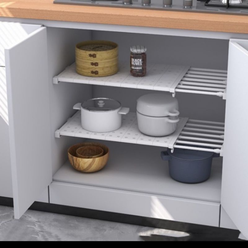 Sekat lemari New Sekat Lemari Fleksibel Partisi Sekat laci Portable Dapur Baju