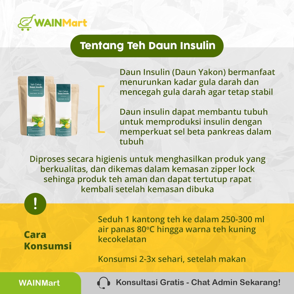 Teh Daun Insulin Anti Diabetes Ampuh Turunkan Gula Darah