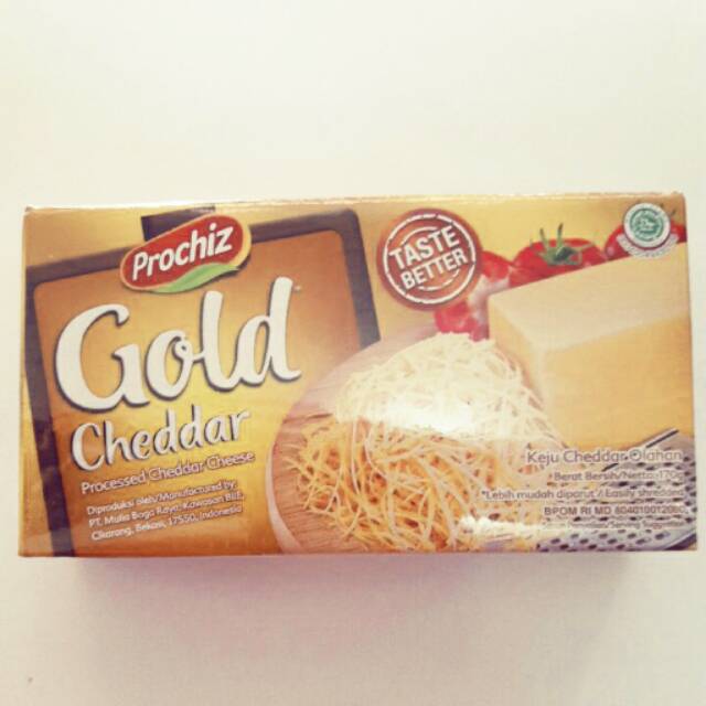 

Keju Prochiz Gold Cheddar 160gr