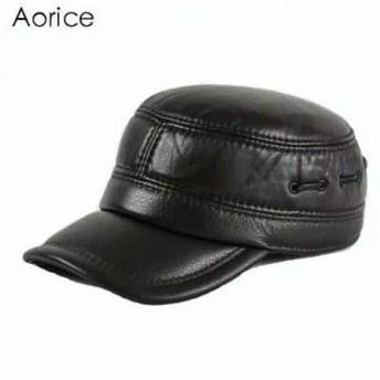 Topi kulit Asli Domba Garut Premium Casual Elegant Brownie ARL 033 Silverstone RFLA Ariel Noah