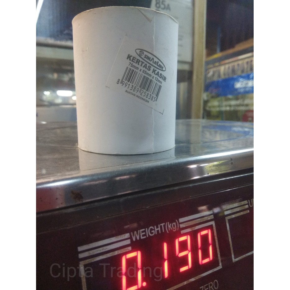 

New Registery Paper/ kertas kasir - Sinar Line - 75mm x 65mm (10 Roll) Limited