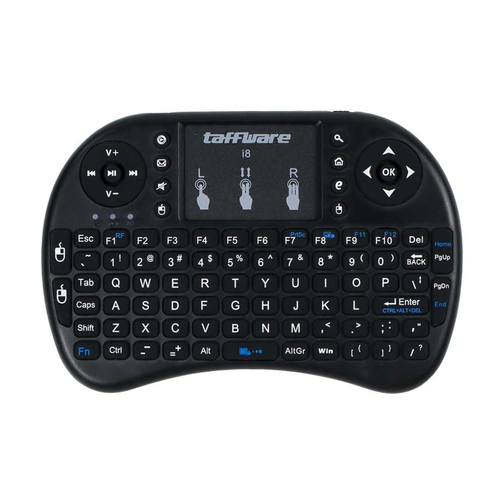 Jual Taffware Mini Keyboard Wireless 2.4GHz Dengan Touch Pad & Mouse ...