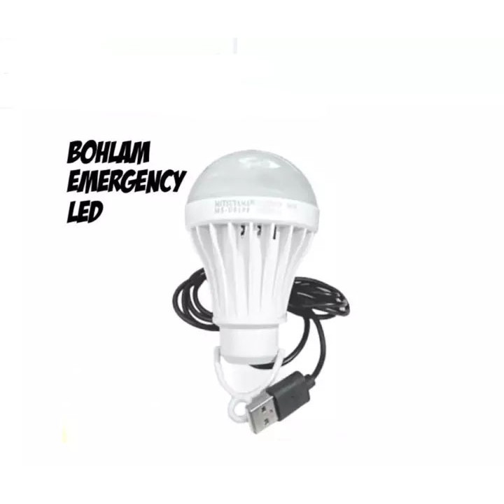 Lampu Bohlam Emergency USB 5 Watt - Lampu