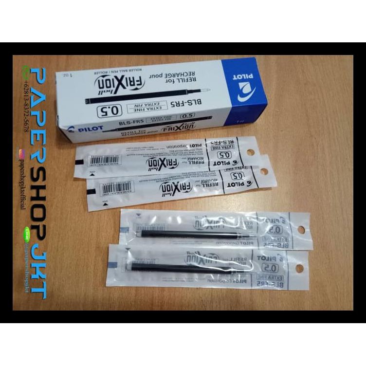 

Grosir!!! Refill Isi Pulpen Frixion Pilot 0.5 Hitam Terjamin