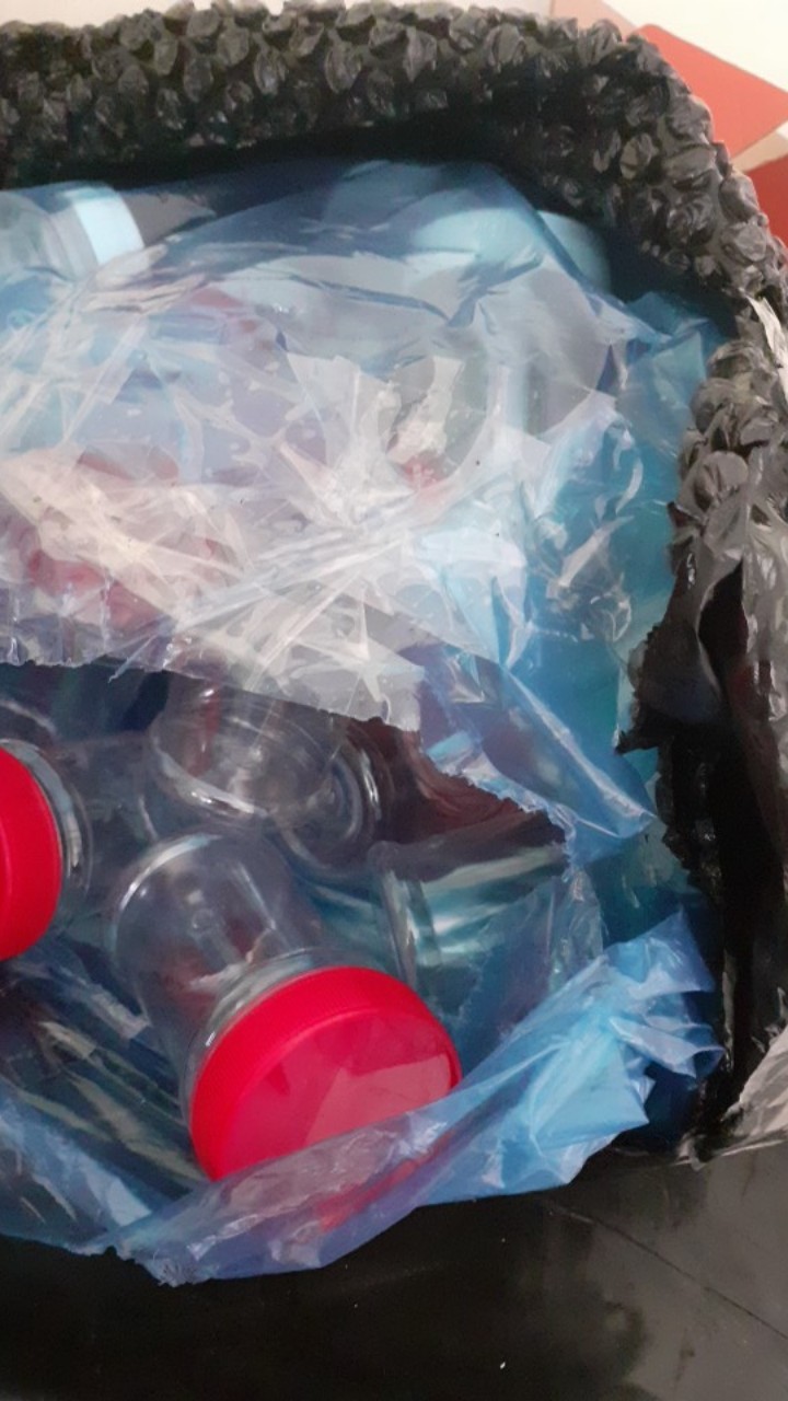 Buble Wrap + Kerdus Untuk Order Botol Agar Aman