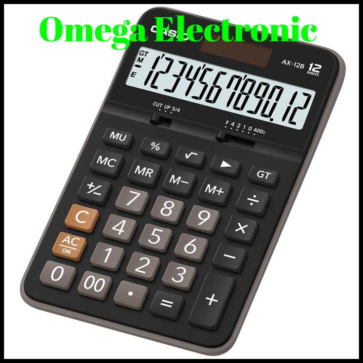 

Casio Ax-12B - Calculator Desktop Kalkulator Meja Kantor Office Ax 12