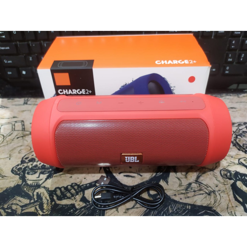 Speaker Charge 2+ Bluetooth Wireless Speaker Charge 2+ Super Bass bisa USB dan Micro SD juga AUX